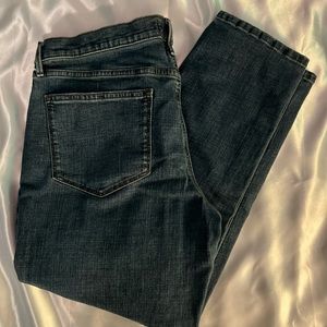 Straight crop jeans
